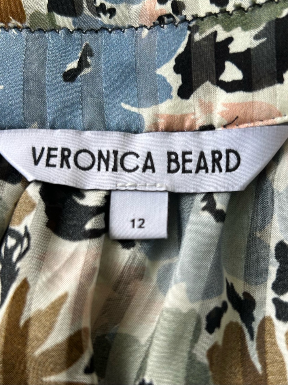 Veronica Beard Nyjah Silk Floral Mini Dress $698. Excellent Size 12 - Picture 7 of 11